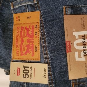 Levi's 501 original jeans. 34x29